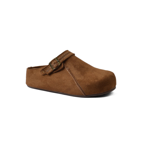 Slipper Flat Open Back Loafer Suede Luxury Woman X798 Havan