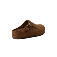 Slipper Flat Open Back Loafer Suede Luxury Woman X798 Havan
