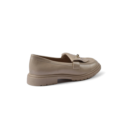 Chanel Interlocking CC Logo Loafers Shoes Woman VI-175 Beige