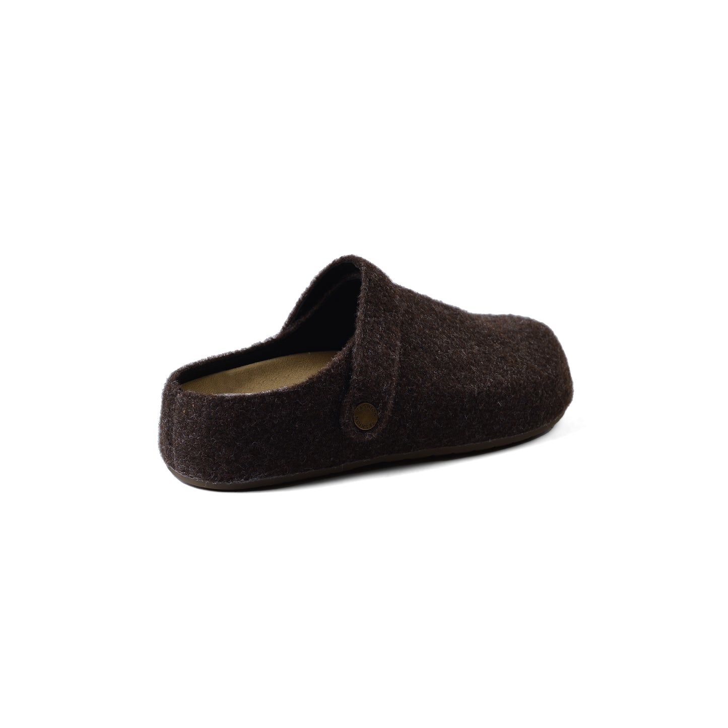 Slipper Flat Open Back Loafer Suede Luxury Woman Q2233 Brown