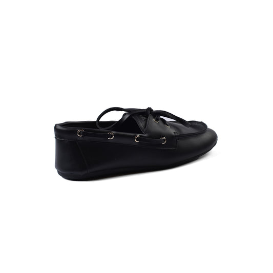 Miu Miu Classic Slip-On Moccasin Loafer Memory Foam Shoes Woman VI-173 Black