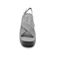 Miu Miu Style Platform Slide Sandals With buckle Woman 2015-20 Gray