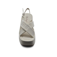 Miu Miu Style Platform Slide Sandals With buckle Woman 2015-20 Beige