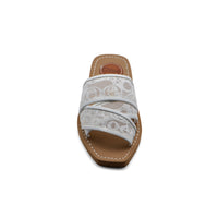 Chloé Woody Flat Mule Sandals in Lace For Woman CH-15 White