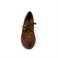 Timberland Faux Suede Classic Loafer With Front Tab Shoes Woman JK-02 Camel