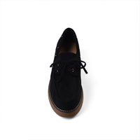 Timberland Faux Suede Classic Loafer With Front Tab Shoes Woman JK-02 Black