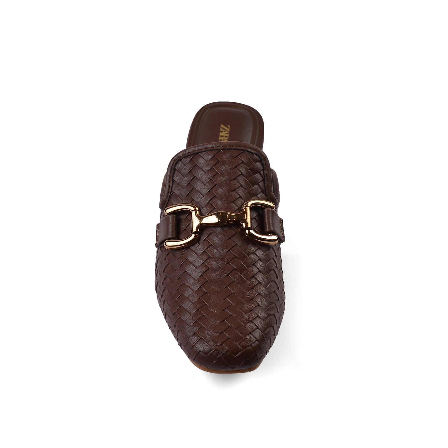 Zara Mare Open Back Loafer Suede Luxury Woman TN-161 Coffee