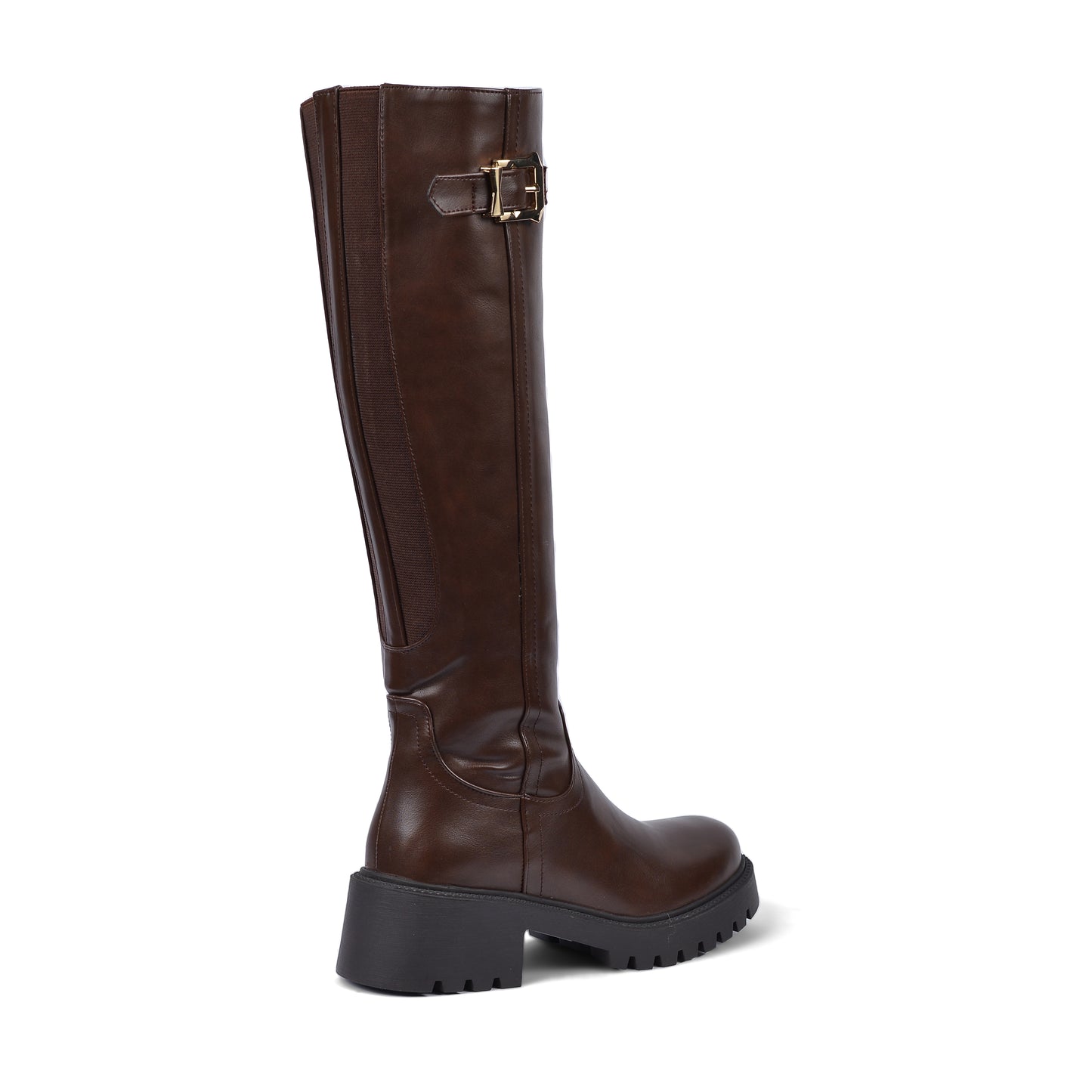High Quality Design Tan Classic Boots with Buckle Detail 101261507 Brown