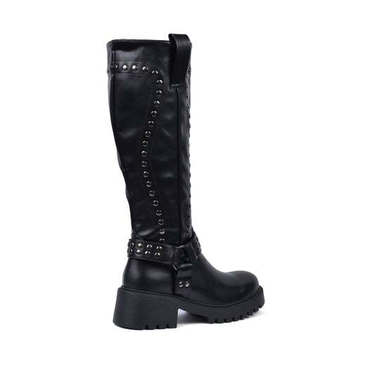 High Quality Design Tan Classic Boots with Detail 12500H025 Black