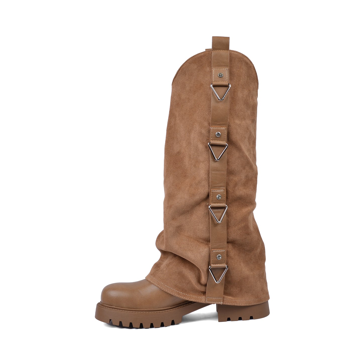 High Quality Design Tan Classic Boots with Detail 12500H028 Coffee