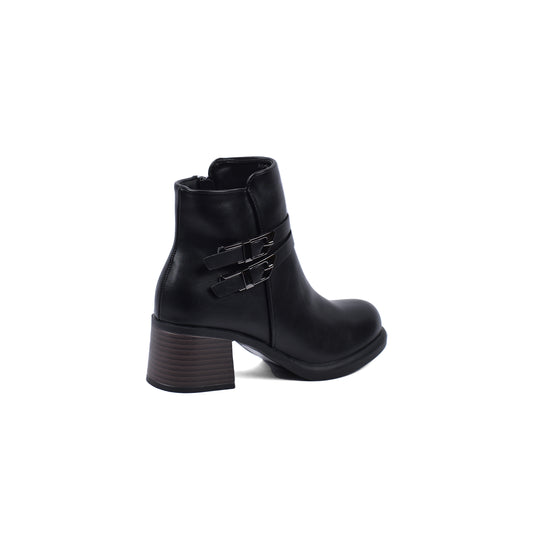 Diesel Half Boots High Quality with Buckle Detail Woman MA-916 Black