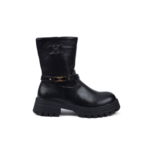 CELINE Half Boots High Quality Woman TN-143 Black