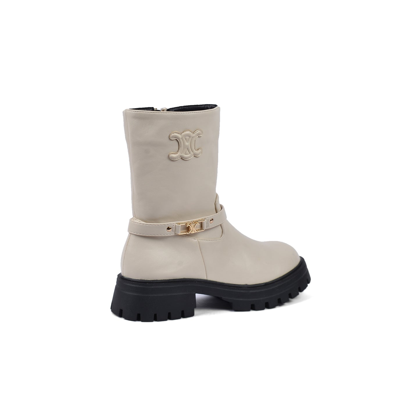 CELINE Half Boots High Quality Woman TN-143 Off-White