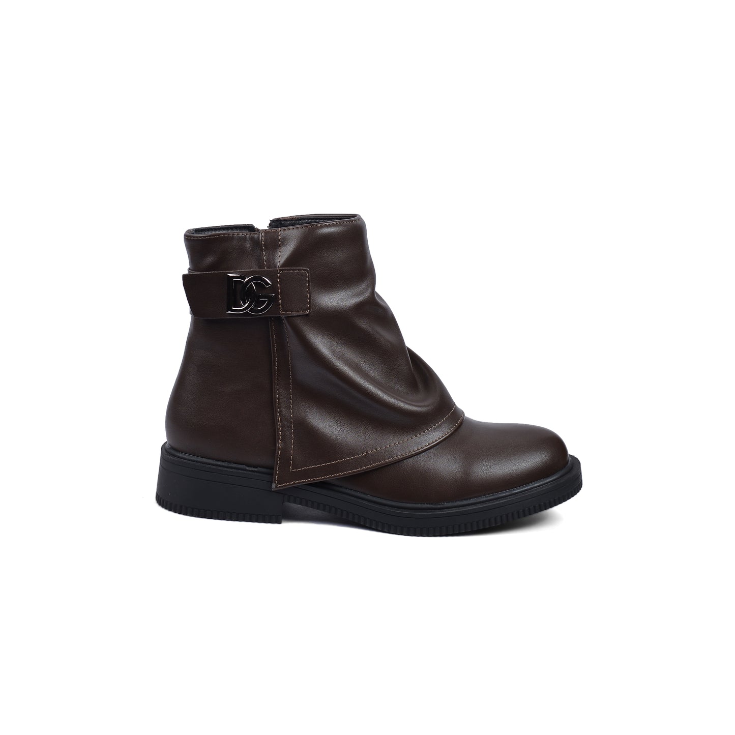 Dolce&Gabbana Half Boots High Quality Equipped with and zipper Woman MA-915 Coffee