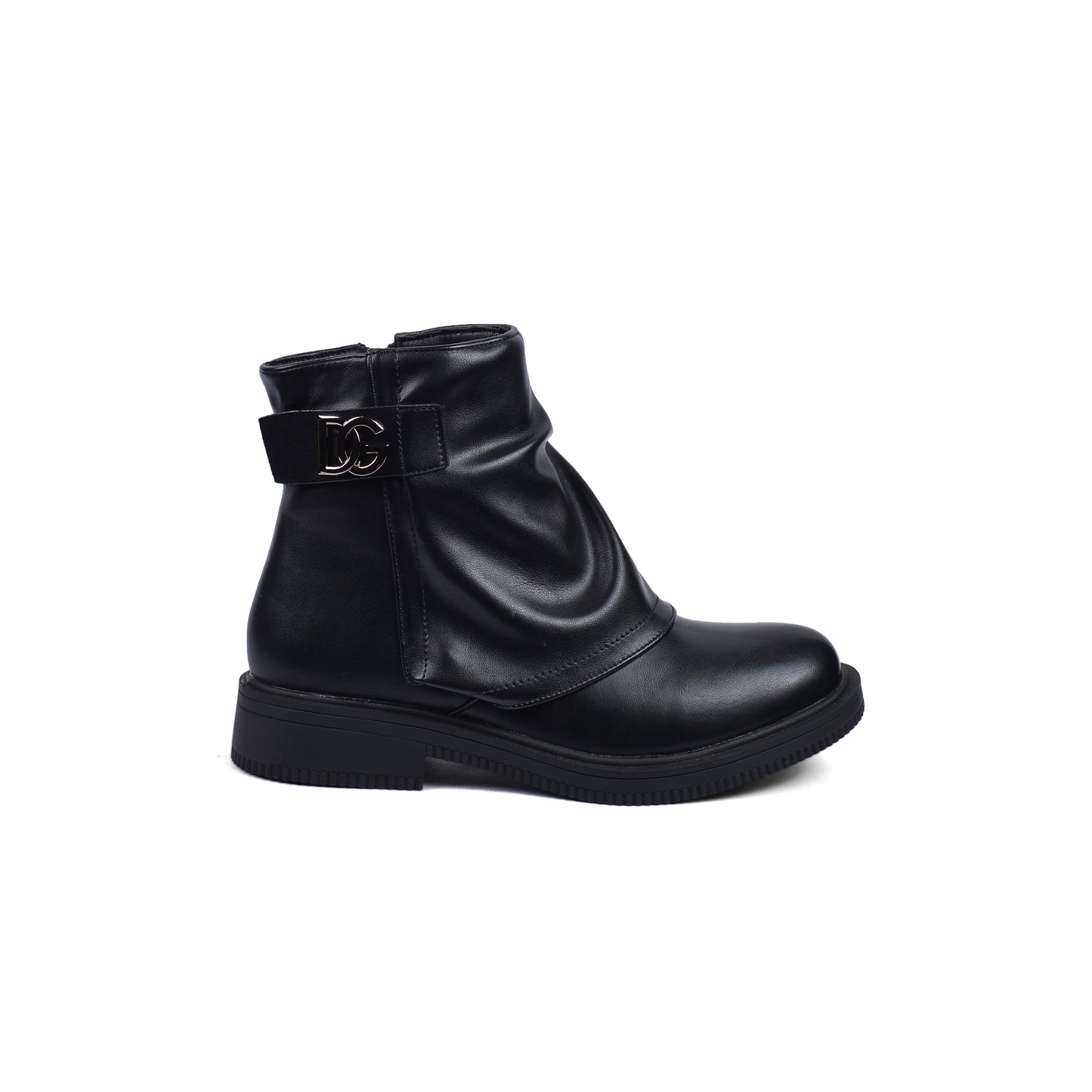 Dolce&Gabbana Half Boots High Quality Equipped with and zipper Woman MA-915 Black