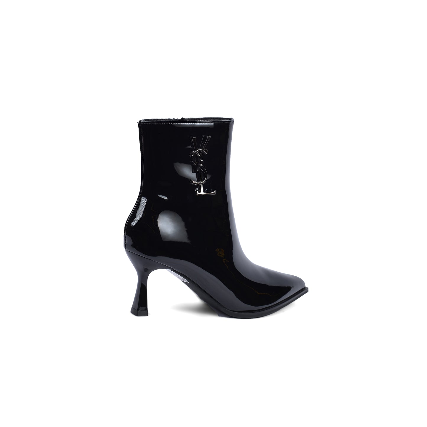 Saint Laurent Half Boots High Quality Equipped with and zipper Woman MA-922 Black