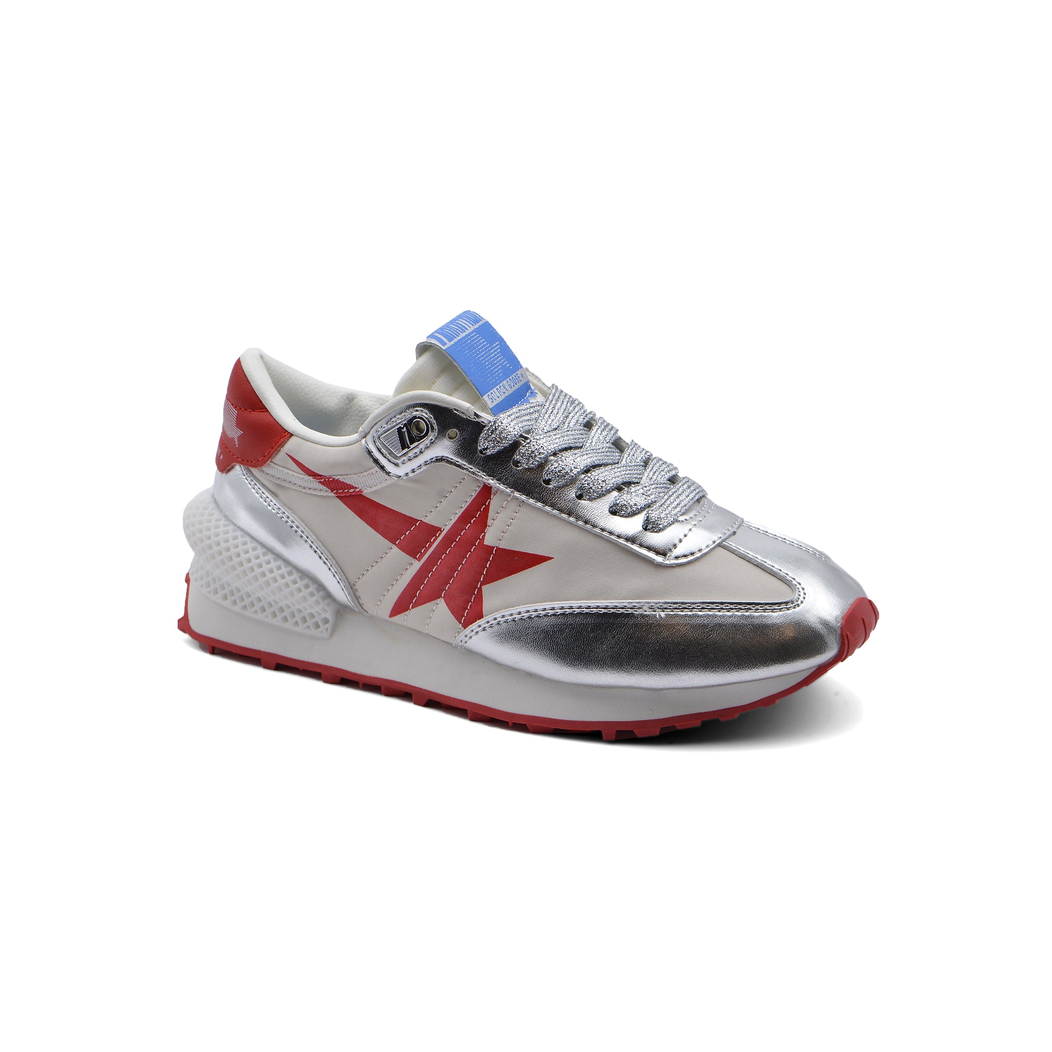 Golden Goose X Sunmi Marathon Panelled Sneakers Woman G6462 Silver