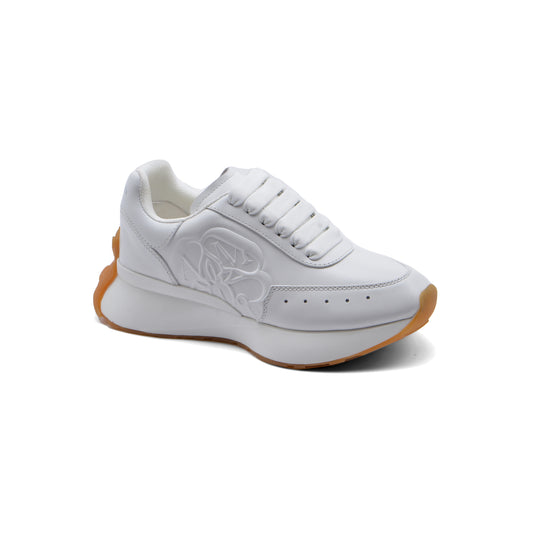 حذاء رياضي نسائي ألكسندر ماكوين عالي الجودة 4529 أبيض