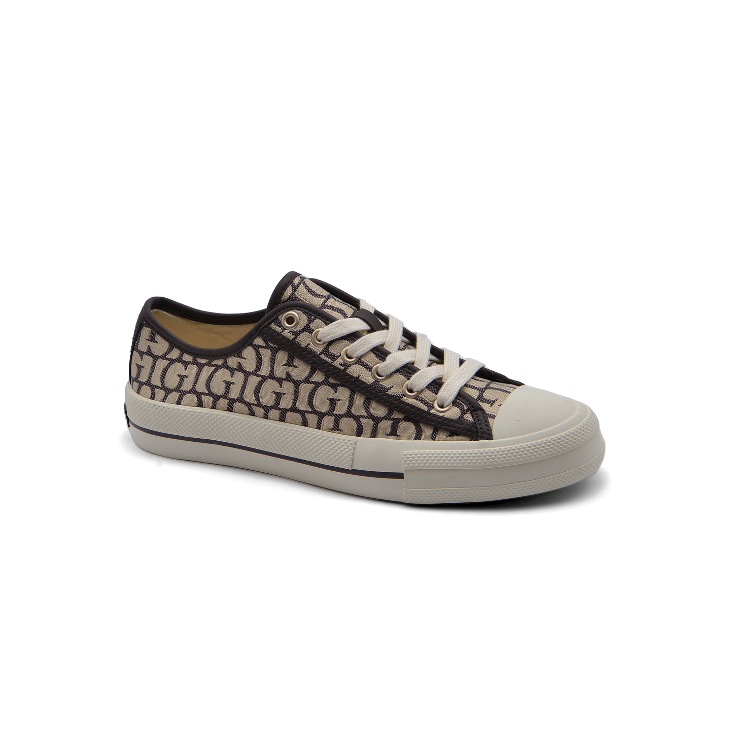 حذاء رياضي نسائي 507 بني من Guess Carey Logo Original - Script