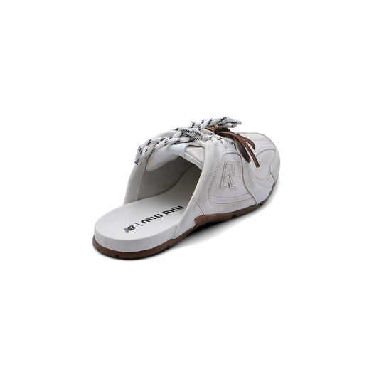 New Balance 530 SL Mule Miu Miu Slippers Woman 523059B White