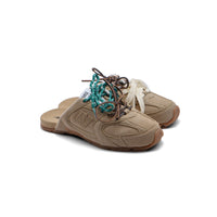 New Balance 530 SL Mule Miu Miu Slippers Woman 523059B Beige