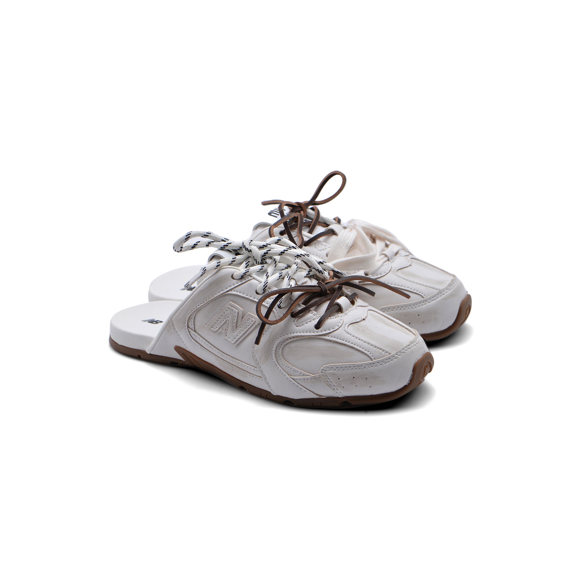 New Balance 530 SL Mule Miu Miu Slippers Woman 523059B White