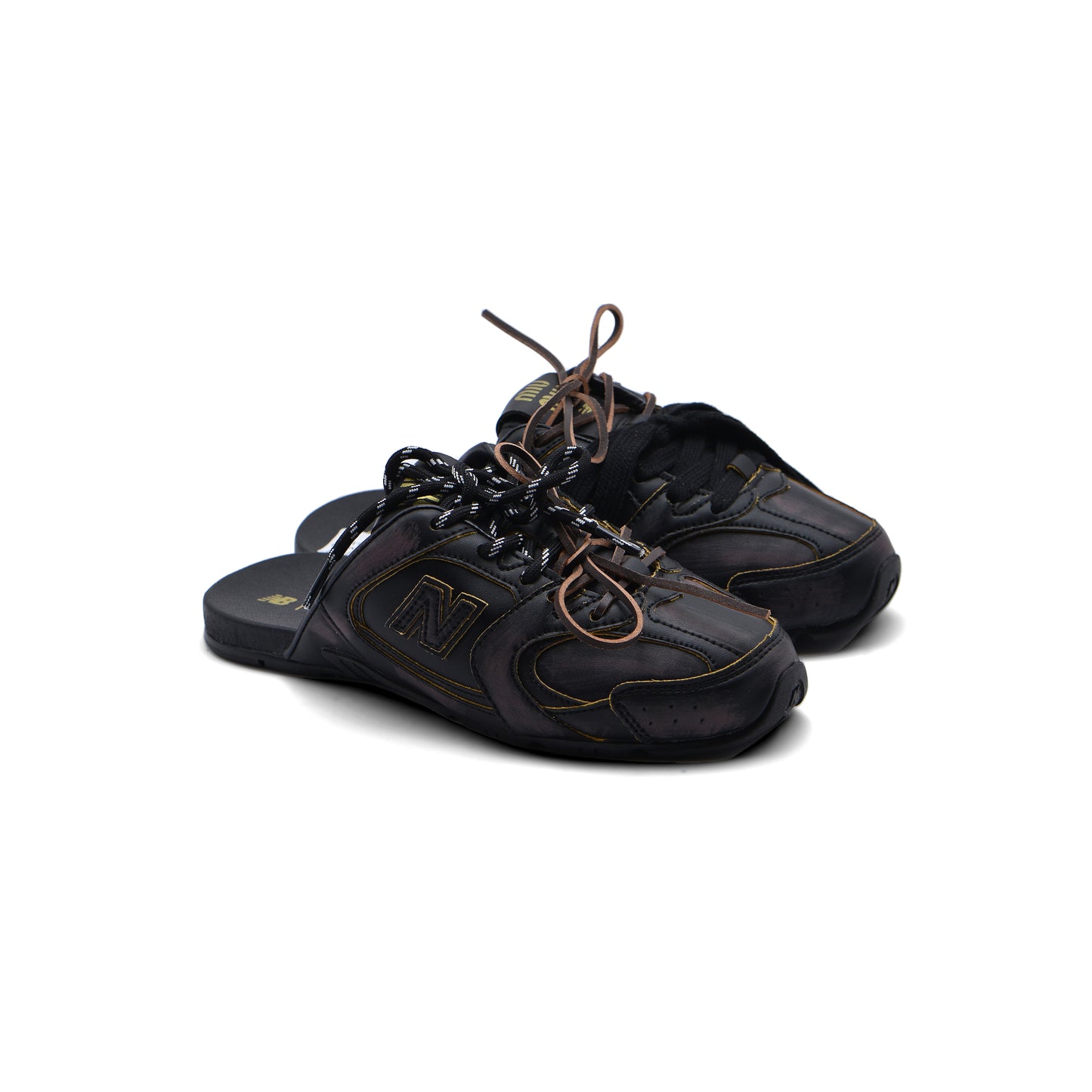 New Balance 530 SL Mule Miu Miu Slippers Woman 523059B Black