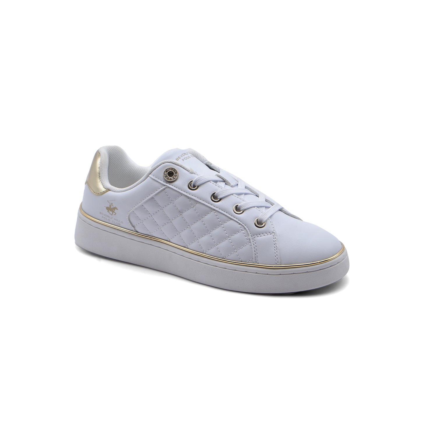 حذاء رياضي نسائي من بيفرلي هيلز بولو كلوب BHPCV12-493 أبيض