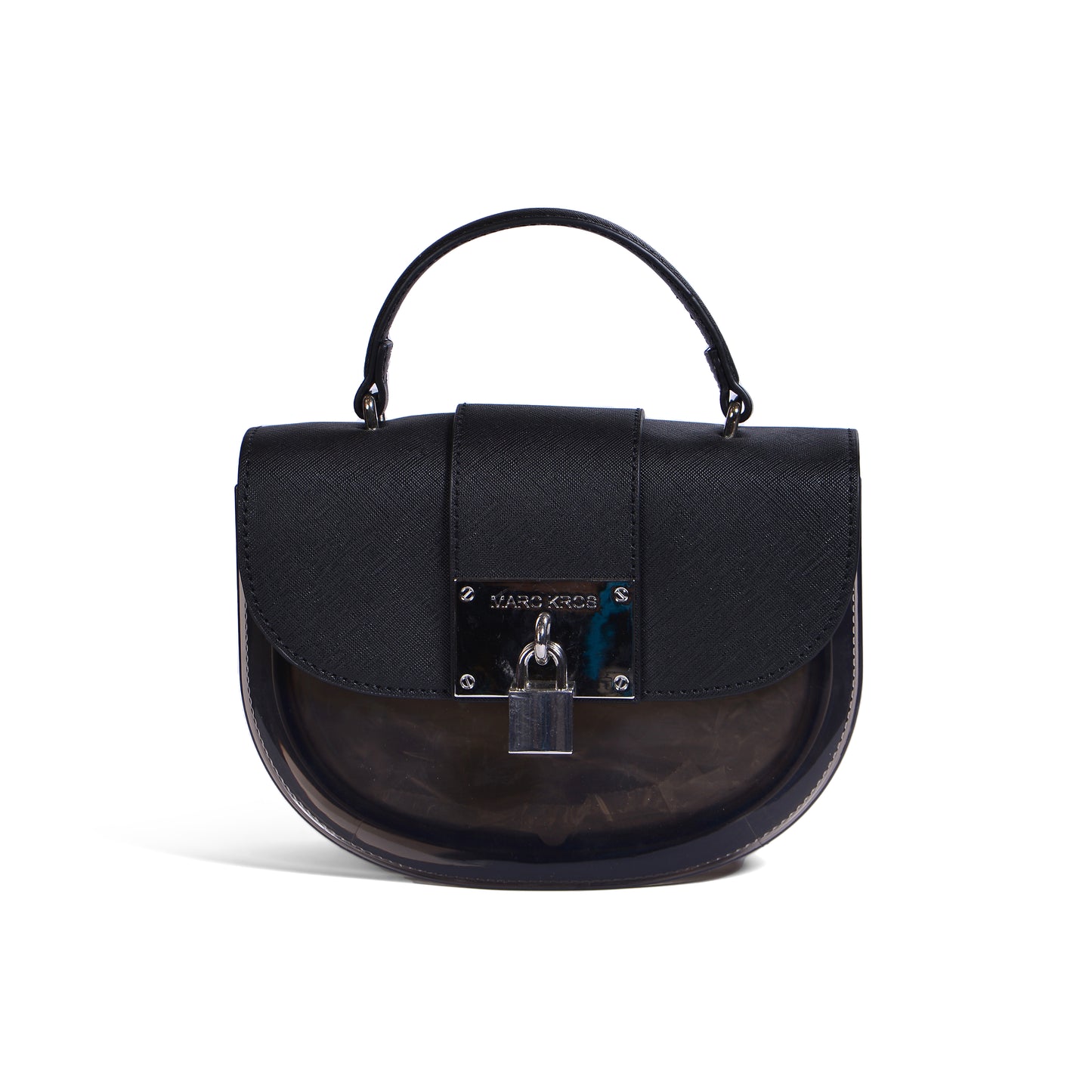 Bags Retro Style Jelly Bags PVC Jiaozi Bao Leisure Versatile Crossbody B-199672-3 Black