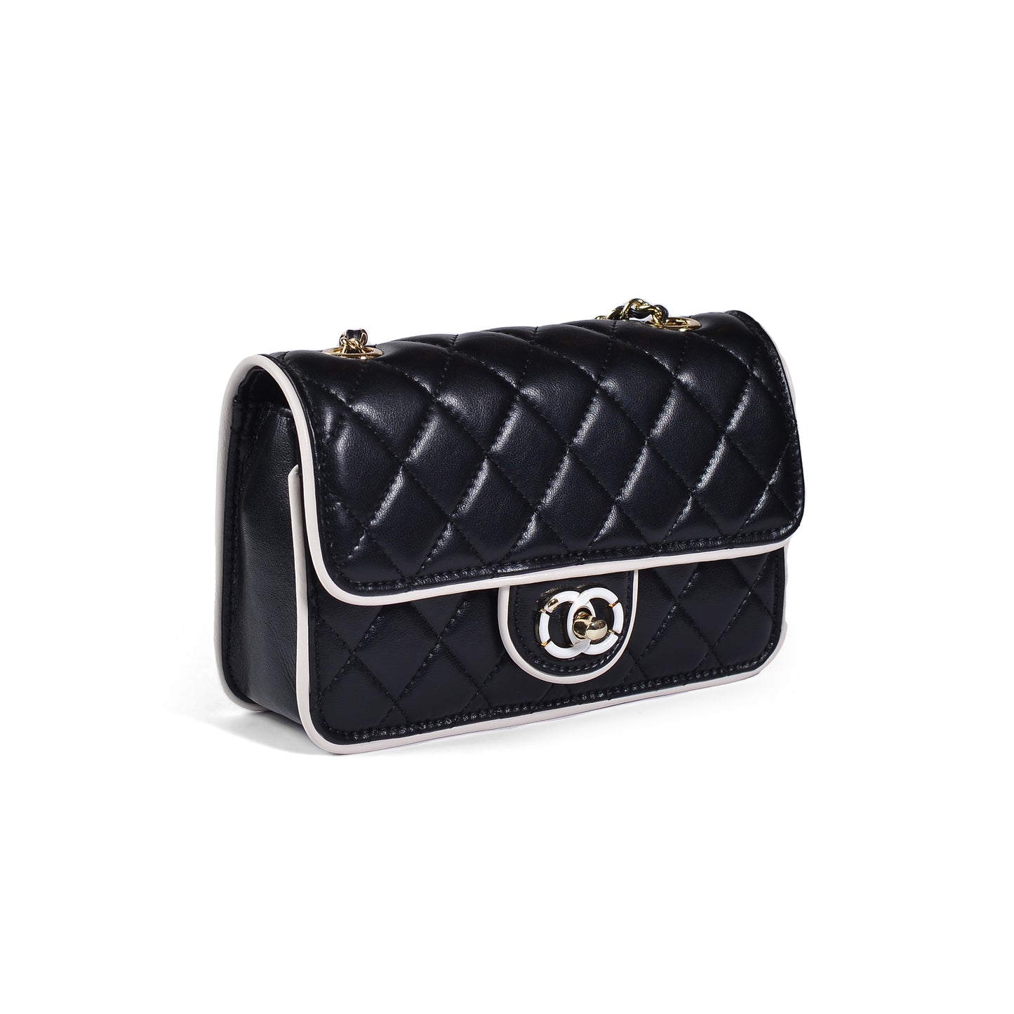 Luxury Women's Leather Crossbody Bag High Quality Design 5333 Black