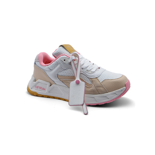 Off-White Kick Off Low-Top Sneakers Woman 224468-13 White&Pink