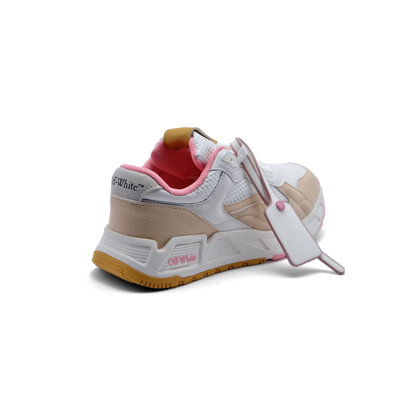 Off-White Kick Off Low-Top Sneakers Woman 224468-13 White&Pink