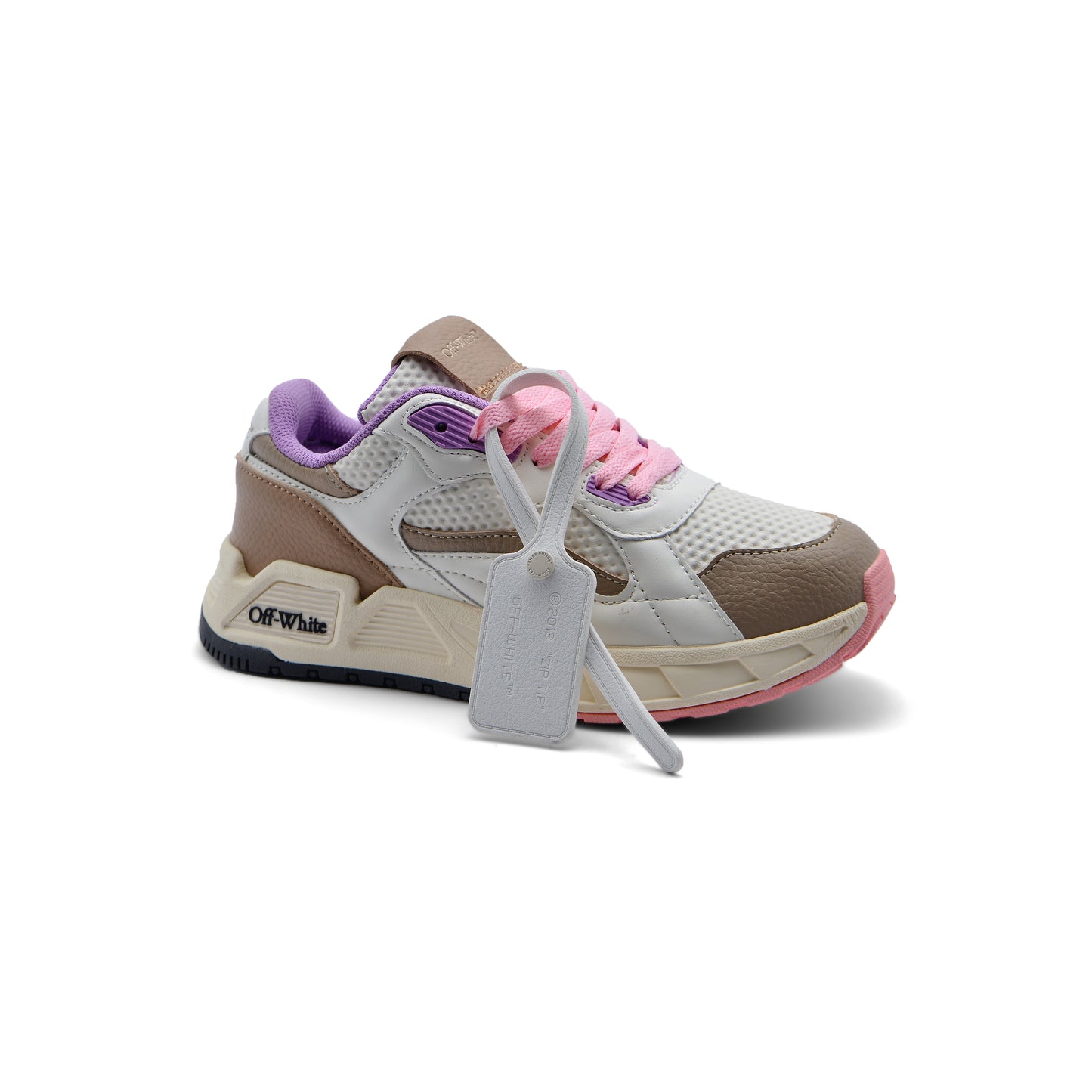 Off-White Kick Off Low-Top Sneakers Woman 224468-13 White&Purple