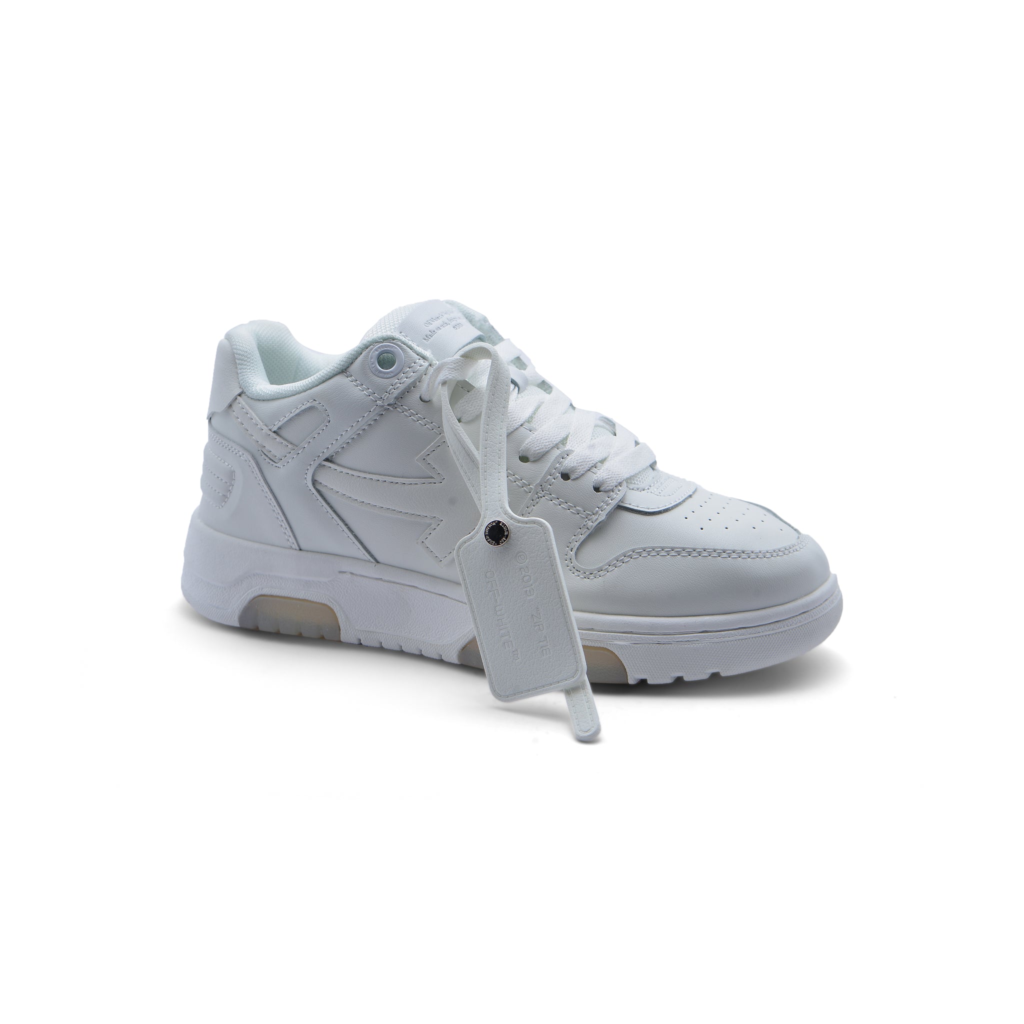 Off-White Logic Out Of Office Lace-Up Sneakers 189S24-W White