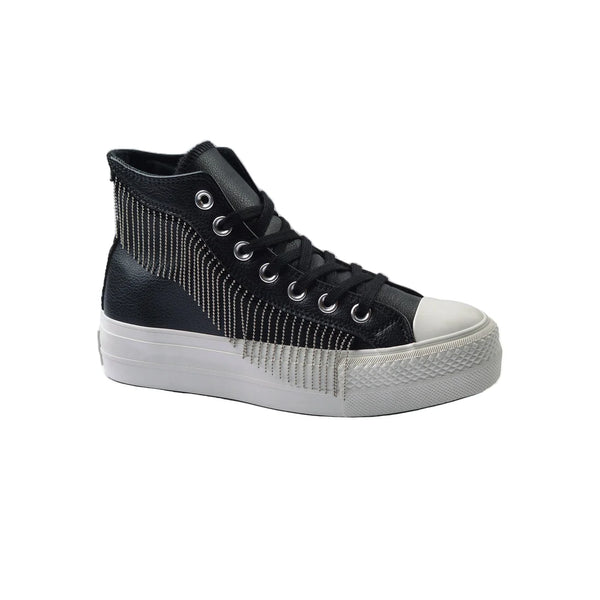 Converse Chuck Taylor All Star Platform Western Glam Half Woman A15473C Black