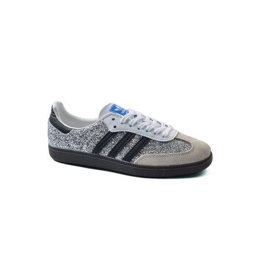 Adidas Superstar Black And Silver Glitter Sneakers Woman ID4188 Silver