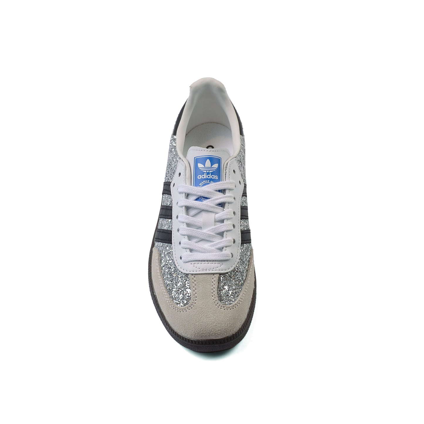 Adidas Superstar Black And Silver Glitter Sneakers Woman ID4188 Silver