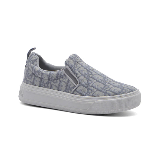 CHRISTIAN DIOR Woman Slip On Sneakers JEN-668 Gray
