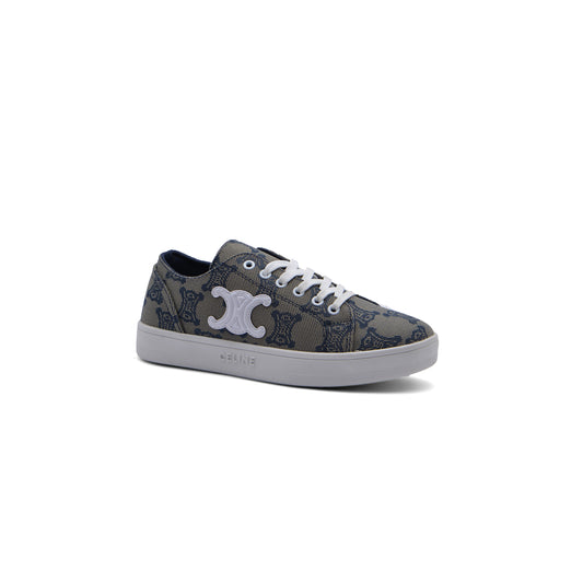 CELINE Triomphe Shoes Woman Low JEN-669 Navy