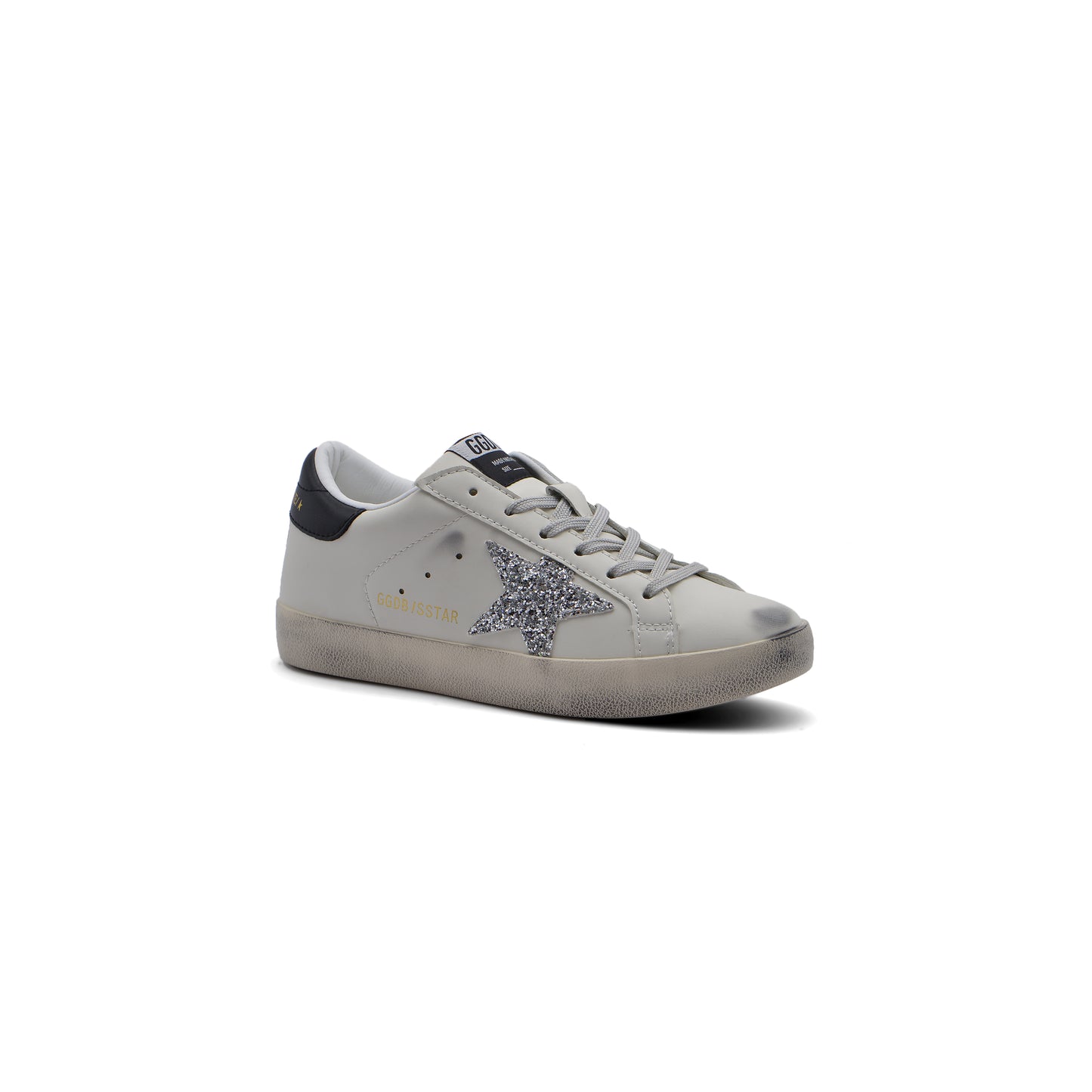 Golden Goose with glitter star Sneakers Woman JEN-686 White&Black