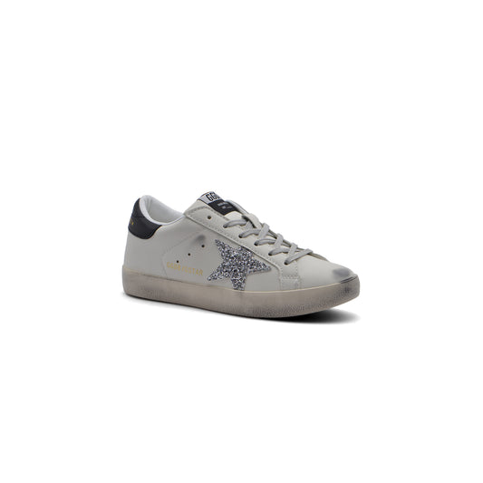 Golden Goose with glitter star Sneakers Woman JEN-686 White&Black