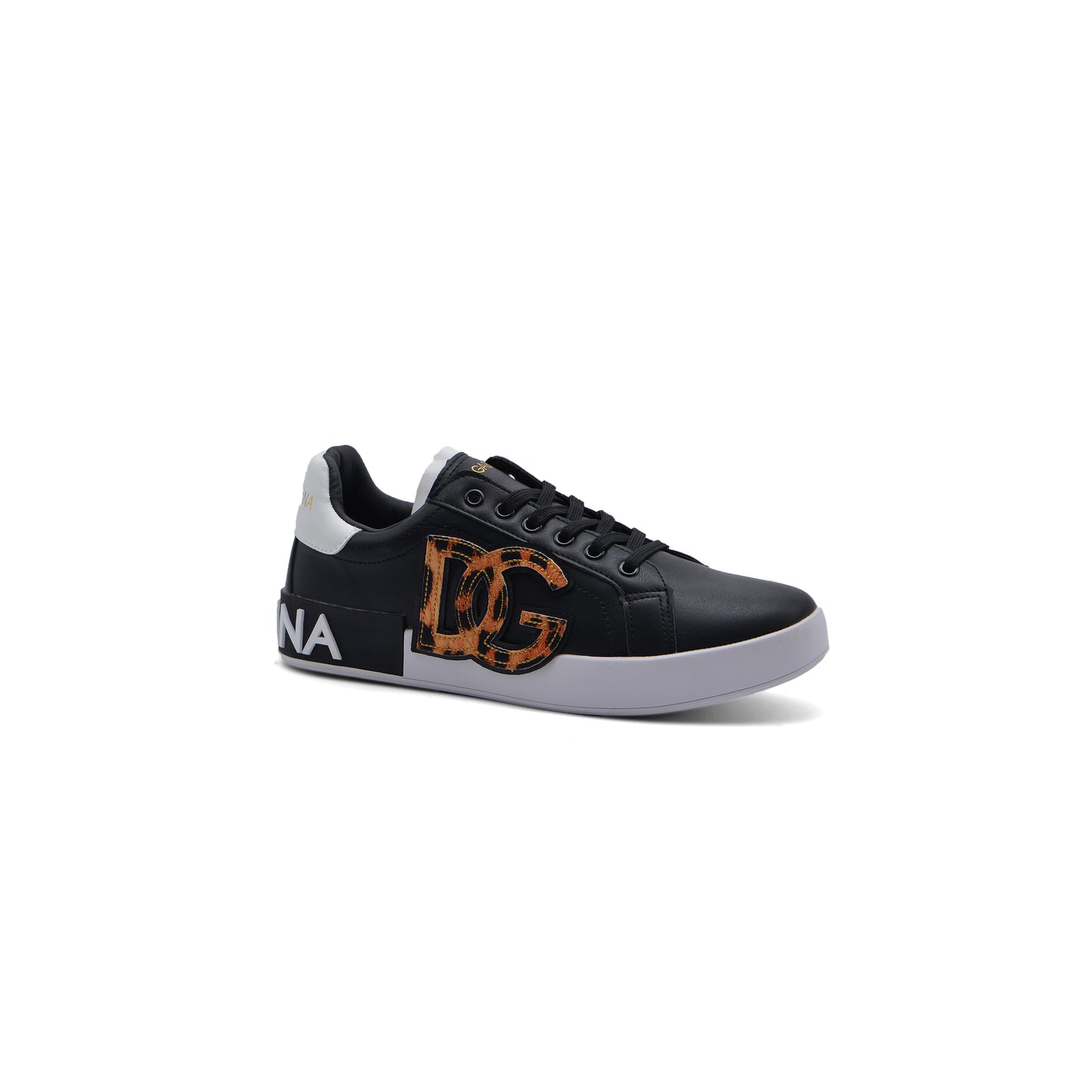 Dolce&Gabbana Portofino Logo Sneakers Saks Fifth Avenue JEN-682 Black