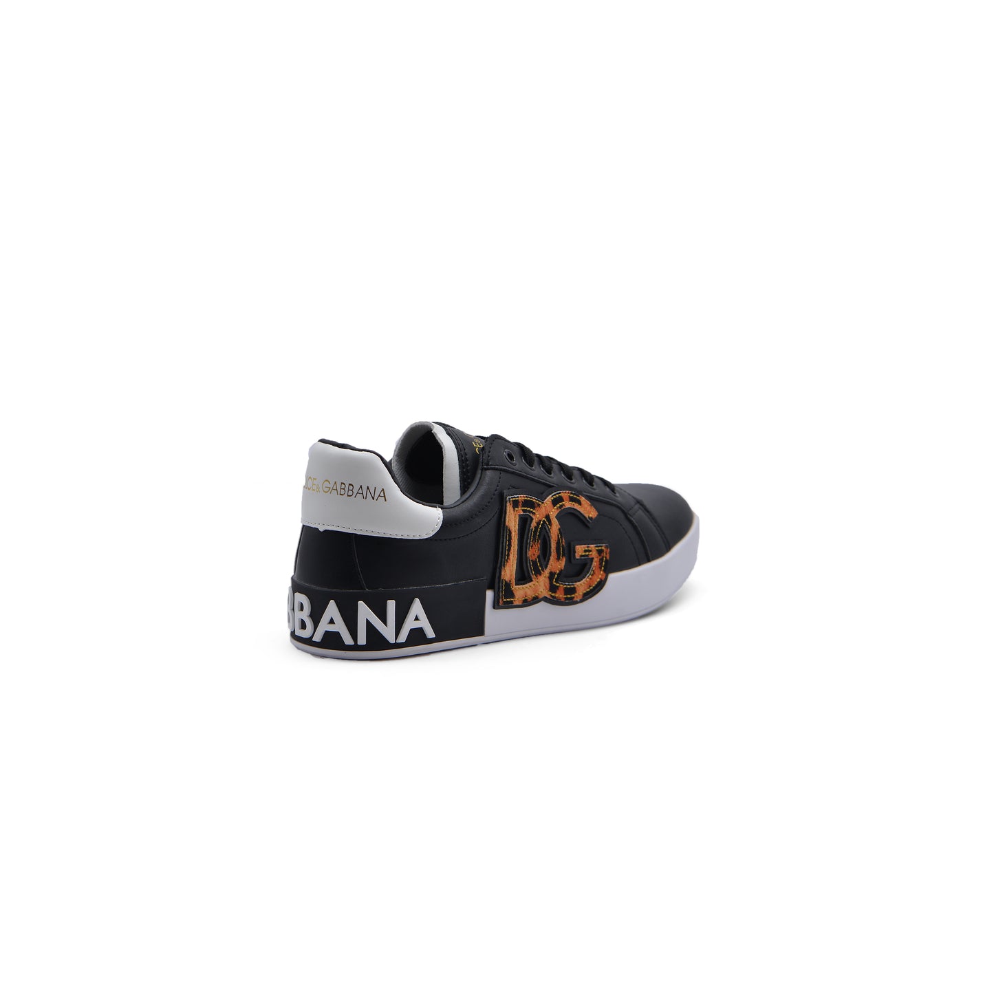 Dolce&Gabbana Portofino Logo Sneakers Saks Fifth Avenue JEN-682 Black
