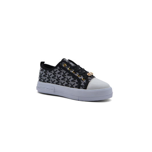 Michael Kors Evy Canvas Sneakers Woman JEN-660 Black
