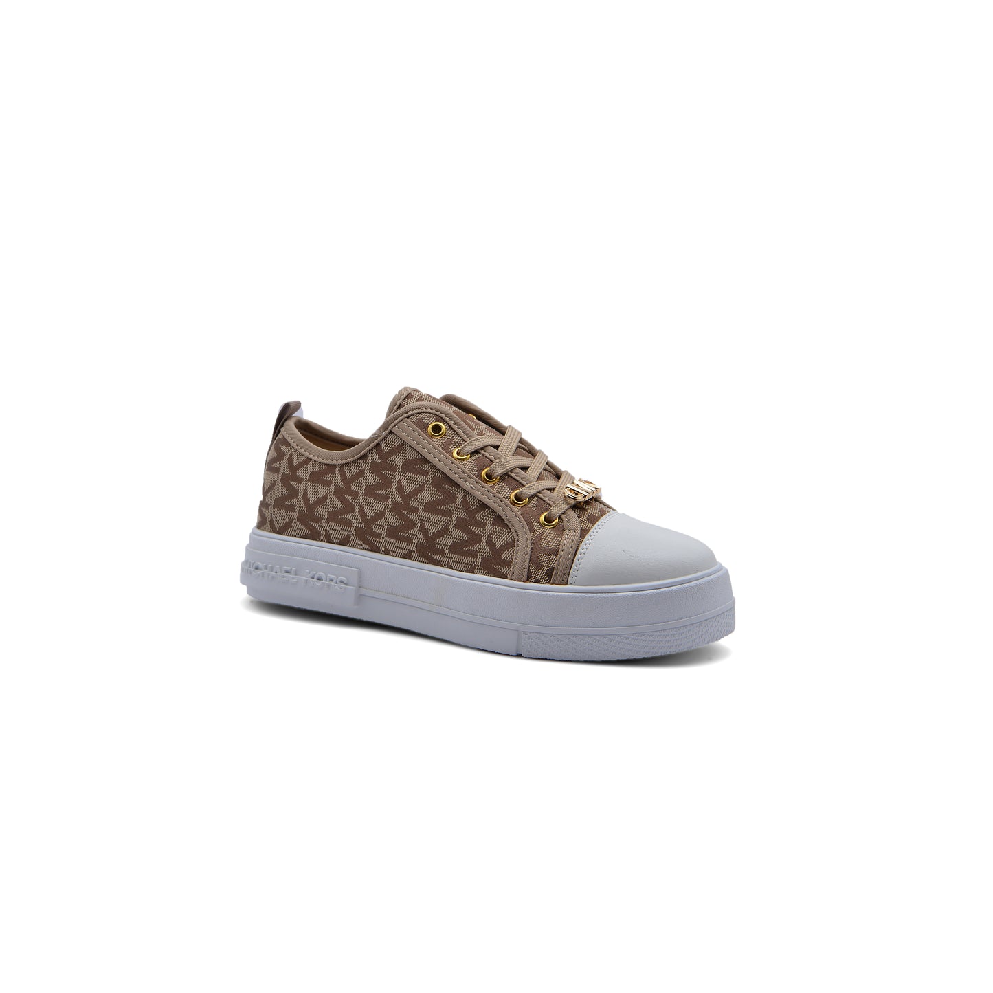 Michael Kors Evy Canvas Sneakers Woman JEN-660 Beige