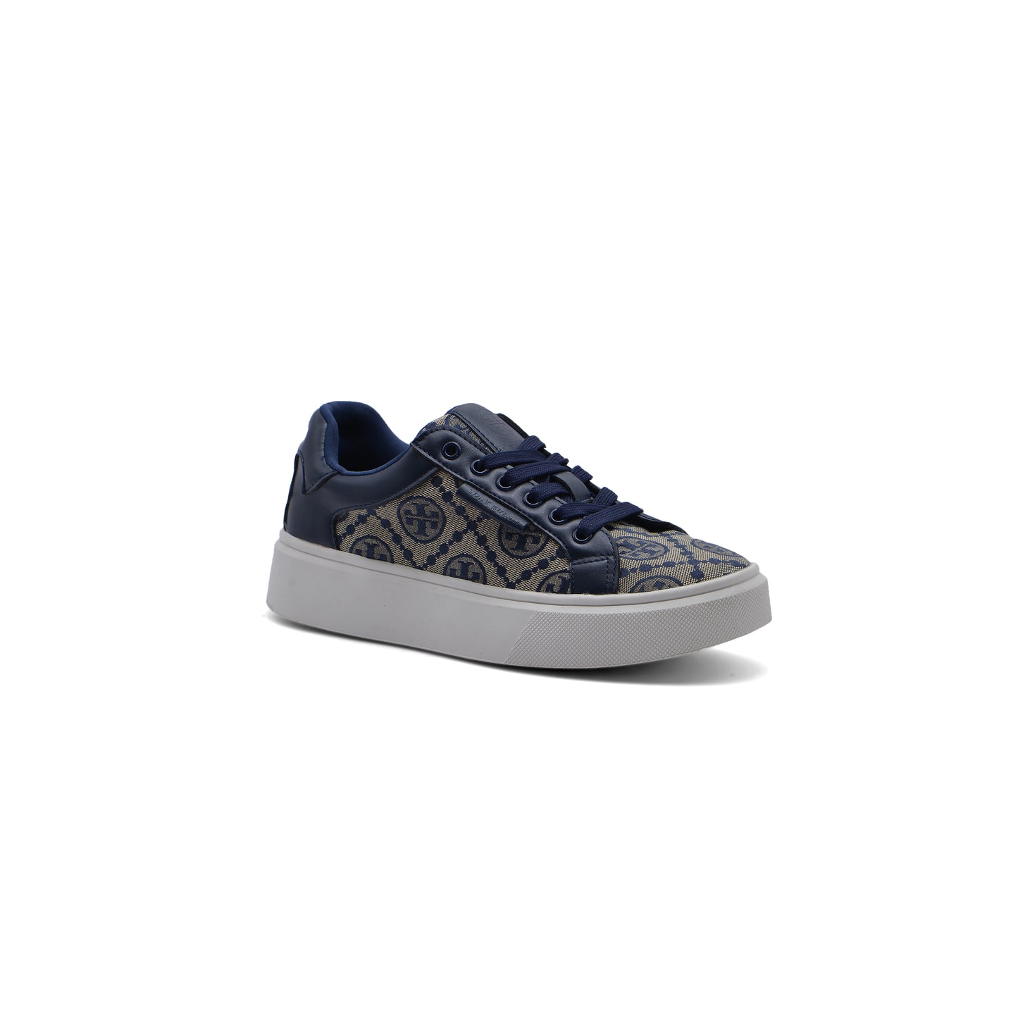 Tory Burch T Monogram Ladybug Court Lace-up Sneakers Woman JEN-665 Navy