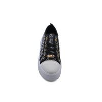 Michael Kors Evy Canvas Sneakers Woman JEN-660 Black