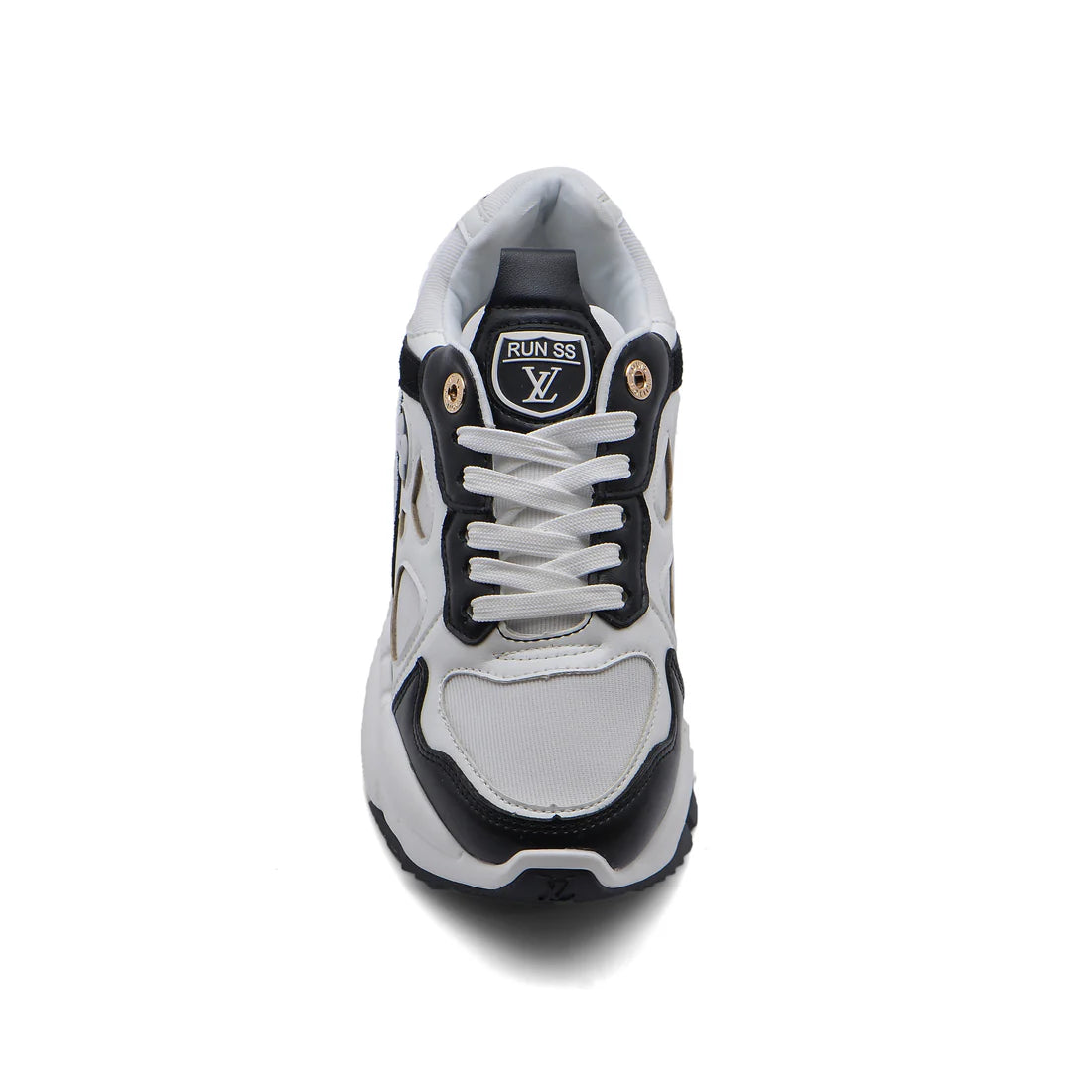 LOUIS VUITTON Run 55 Sneakers JEN-677/688LV Black&White