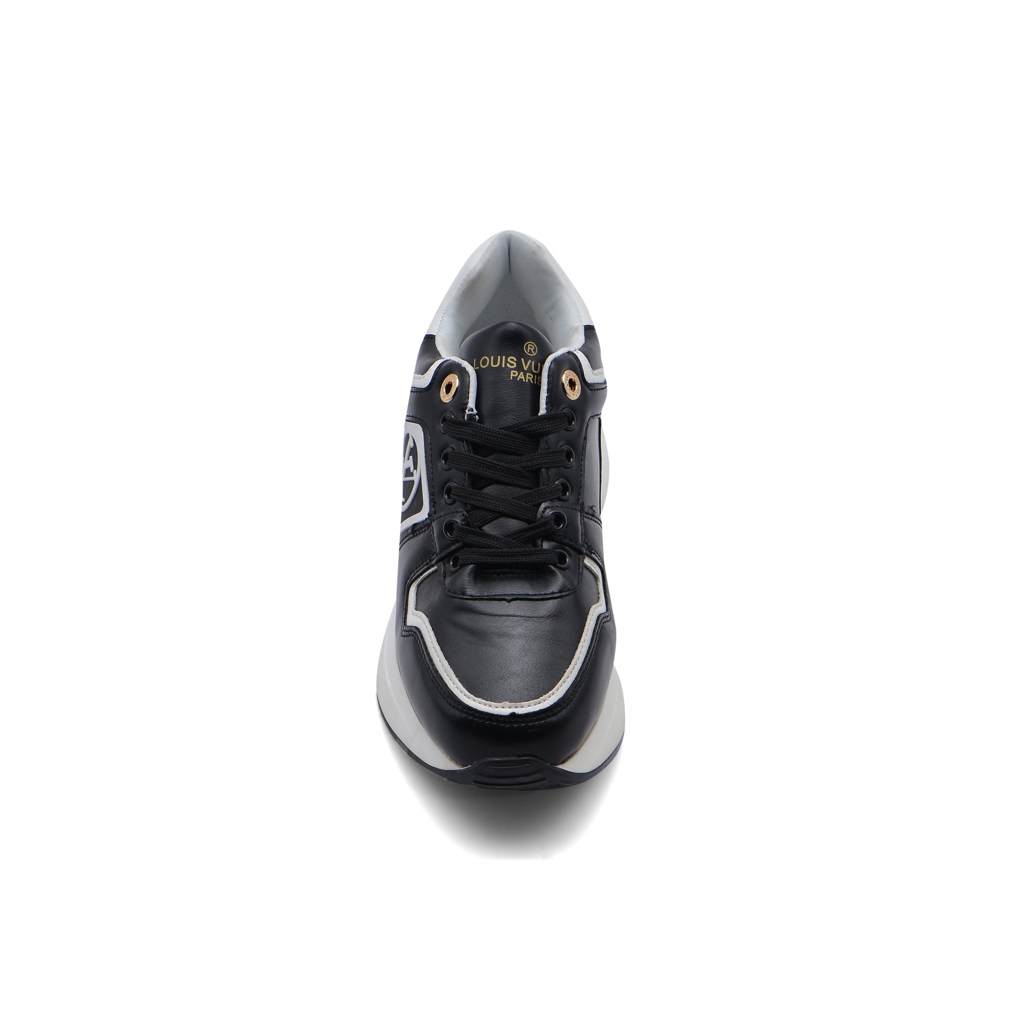 LOUIS VUITTON Run Away Low Top Casual Shoes Woman JEN-675 Black&White