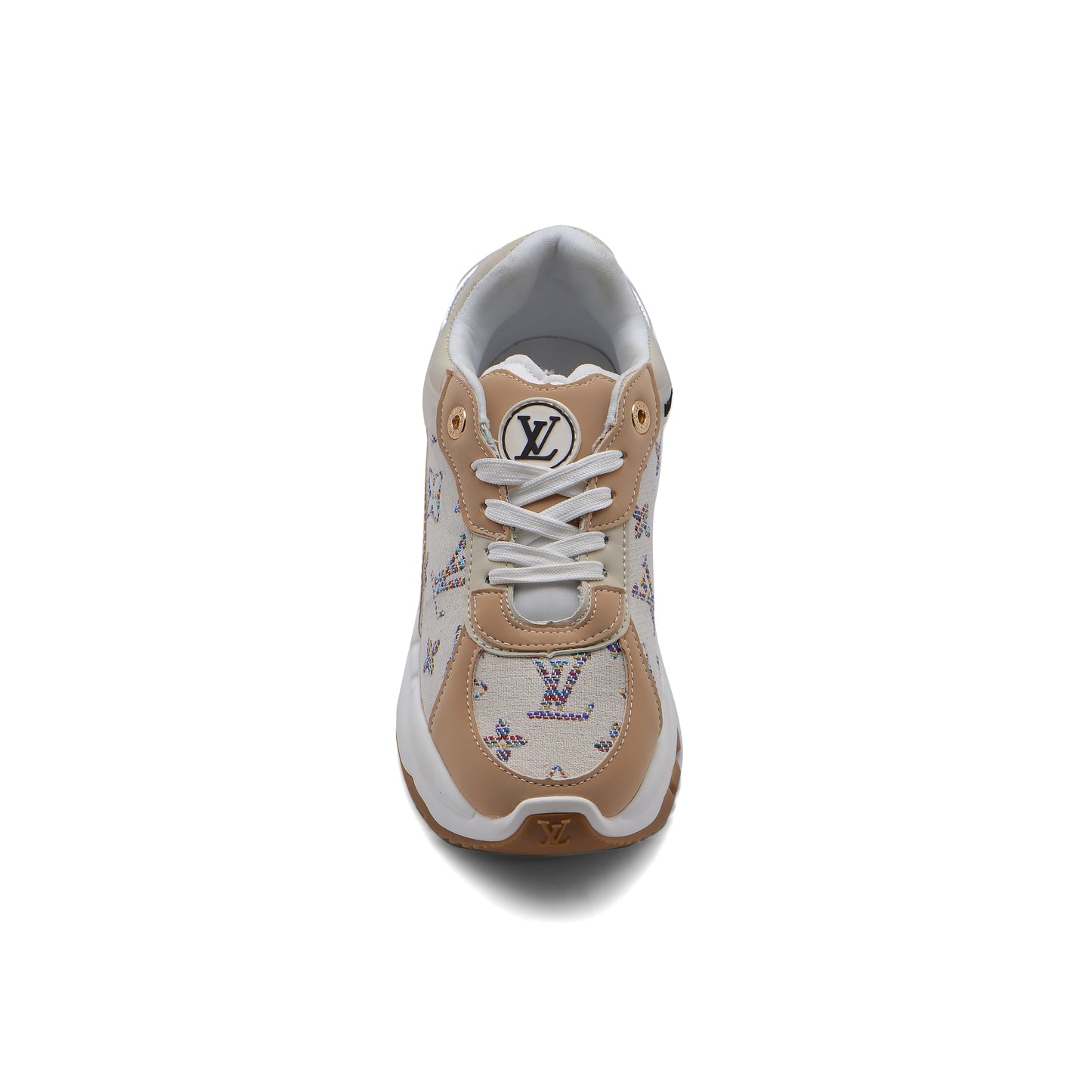 Louis Vuitton Run 55 Sneaker Woman JEN-676 Beige